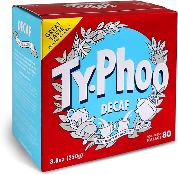 Typhoo Decaf packaging